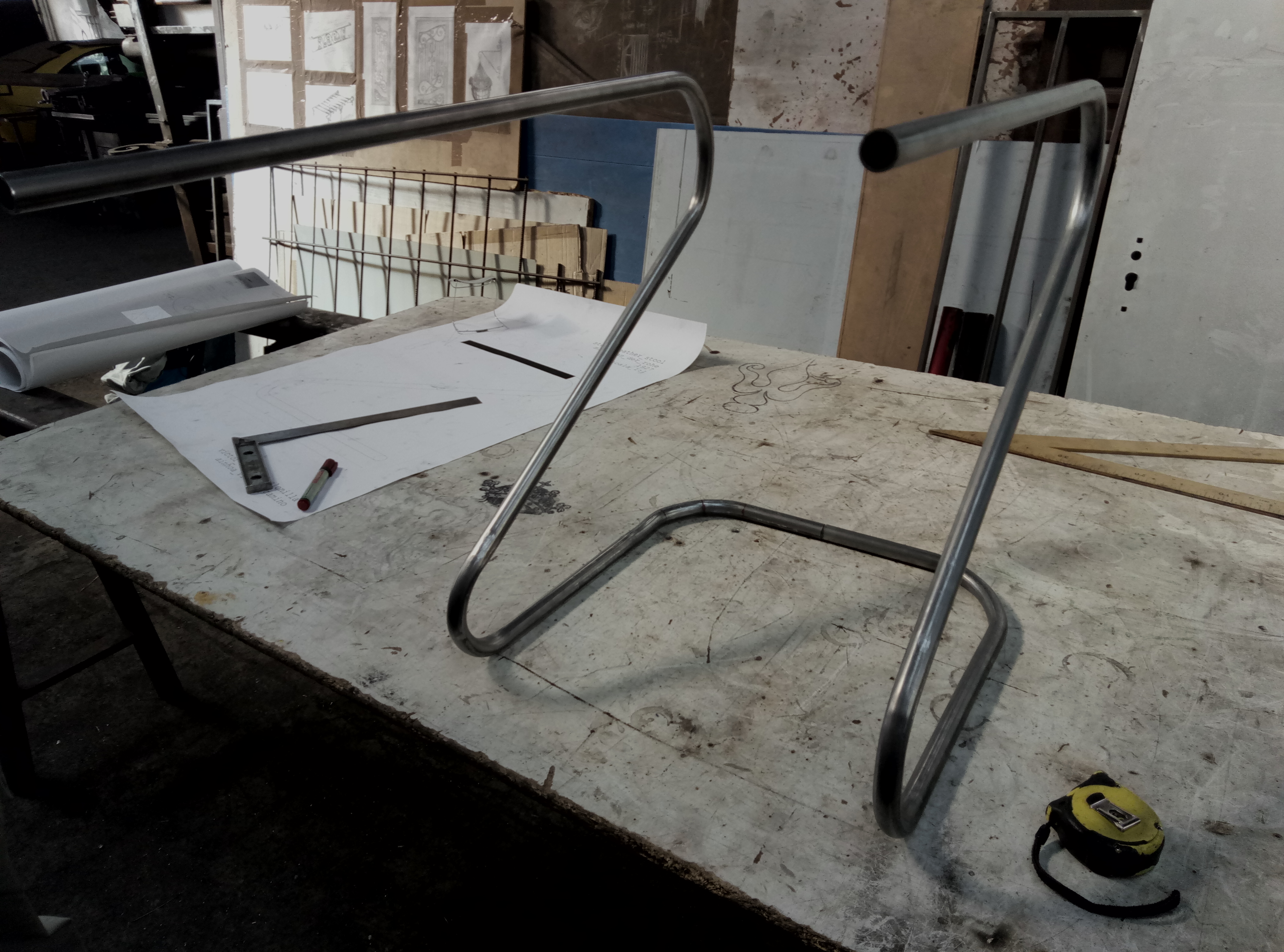 Unión con soldadura de las distintas partes_1